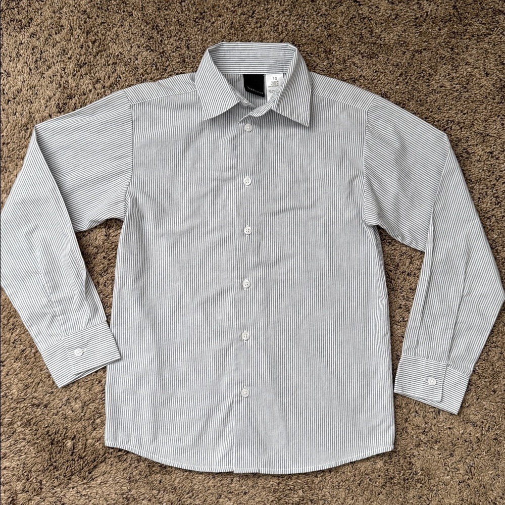 Van Heusen Boys Dress Shirt Size 10
